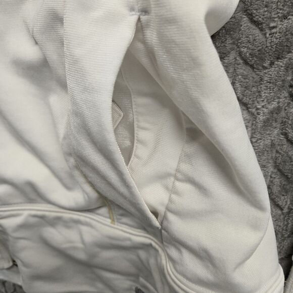 Nike Team Purdue University Womens Track Jacket Large White Warmup Full-Zip - Picture 11 of 13